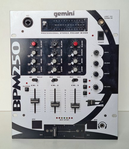 Table mixage gemini bpm 250 - de,