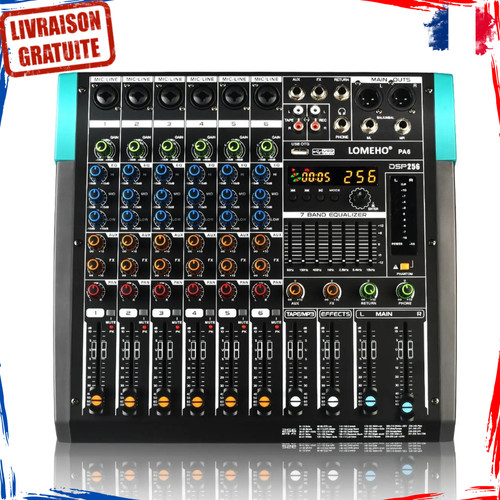 Table mixage audio - de,